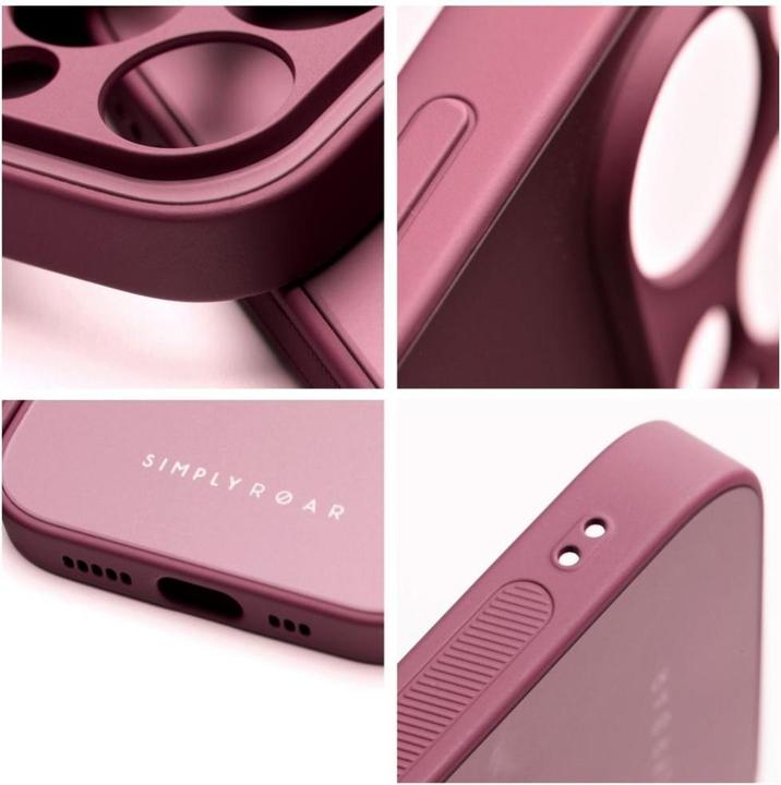 Immagine prodotto Roar SM Custodia in vetro opaco per iPhone 14 rosso vino (Apple iPhone 14)