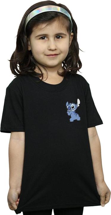 Immagine prodotto Disney Lilo And Stitch Stitch Backside Breast Print Maglietta Ragazze (140, 146)
