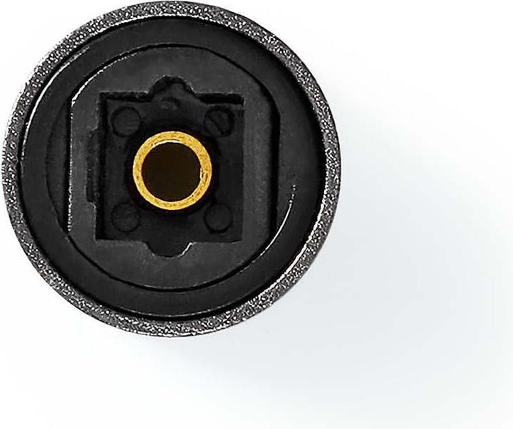 Actual product image Nedis Optical audio adapter TosLink jack - TosLink jack Aluminium Grey Anthracite