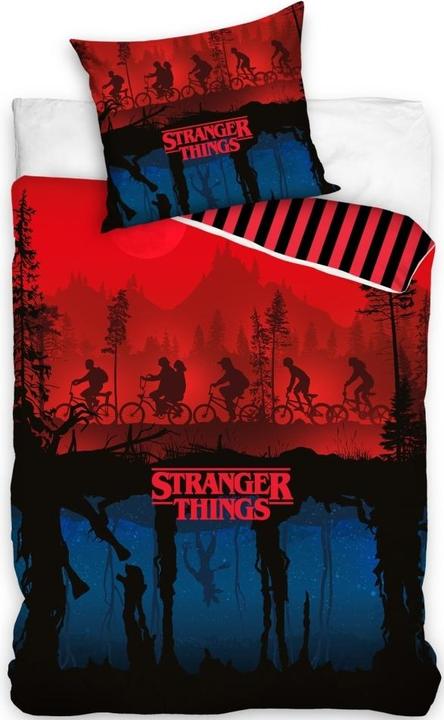 Actual product image MCU Stranger Things bed linen - soft cotton 140x200 cm pillow and duvet