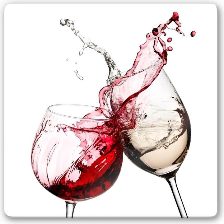 Image du produit Trenddeko Verres à vin - carrés (20 x 20 cm)