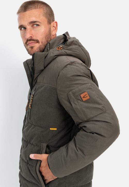 Actual product image Camel Active Quilted blouson with detachable hood (50)