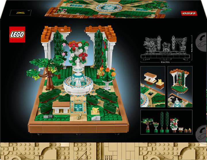 Produktbild LEGO Springbrunnen Garten (10359, LEGO Icons)