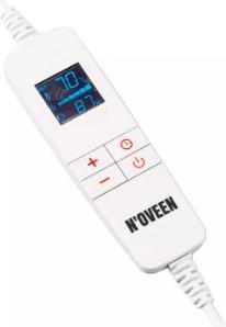Actual product image Noveen EB650 Electric Blanket 160 W Grey (180 x 130 cm)