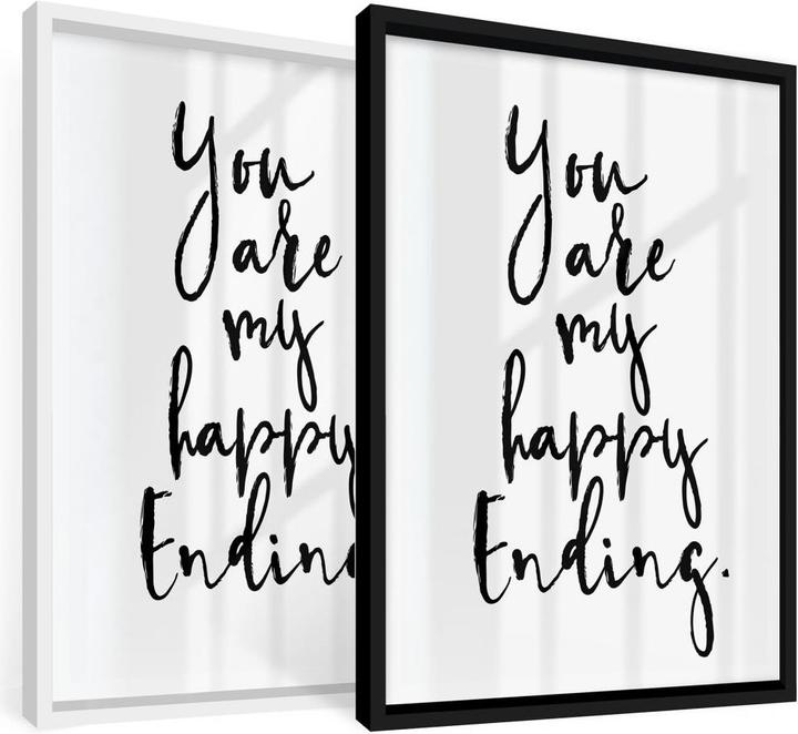 Actual product image Trenddeko You are my happy ending (60 x 80 cm)