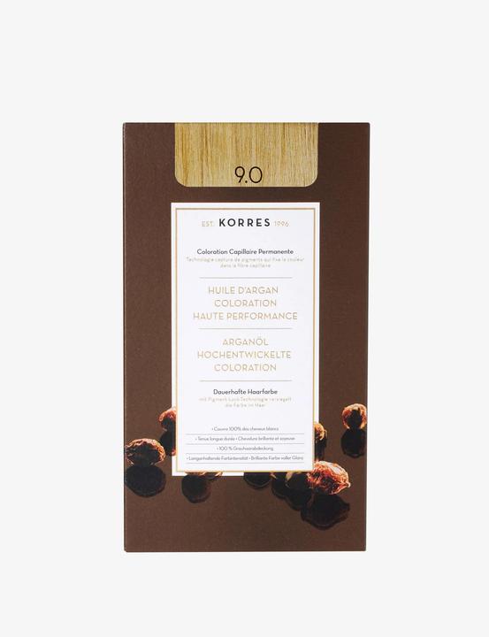Image du produit Korres Colorant pour cheveux à l'huile d'argan (9,0 Blonde très pâle)