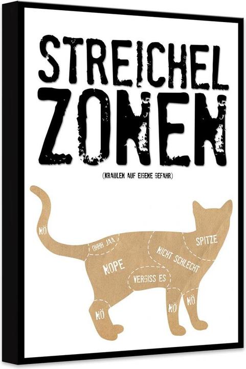Trenddeko Zones de caresses - Chat (40 x 60 cm)
