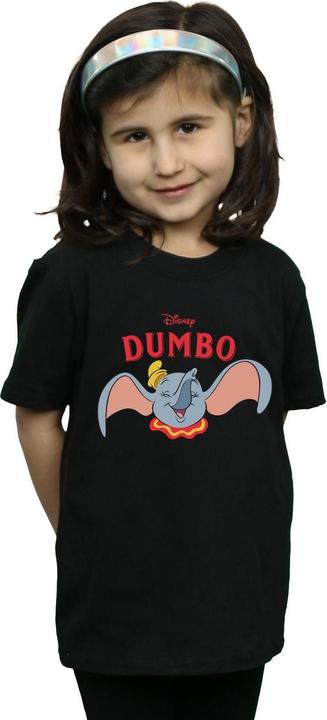 Actual product image Disney Girls Dumbo Smile Cotton T-Shirt (140, 146)