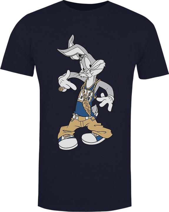 Actual product image Looney Tunes Boys Rapper Bugs Bunny Cotton T-Shirt (140, 146)