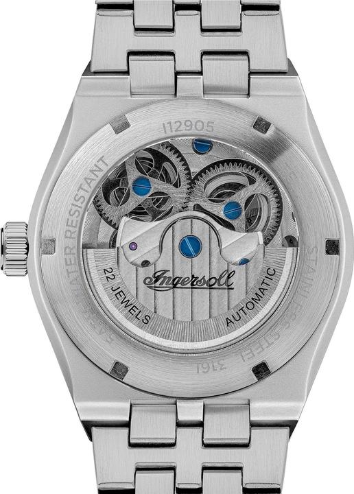 Actual product image Ingersoll 1892 Ingersoll I12905 The Broadway Dual Time Automatic Mens Watch 43mm 5ATM (Analogue wristwatch, 43 mm)