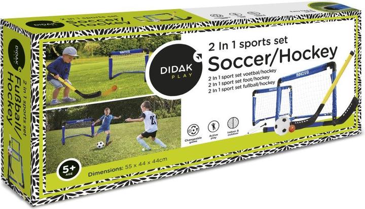Immagine prodotto Didak Set sportivo 2 in 1 - Calcio e Hockey