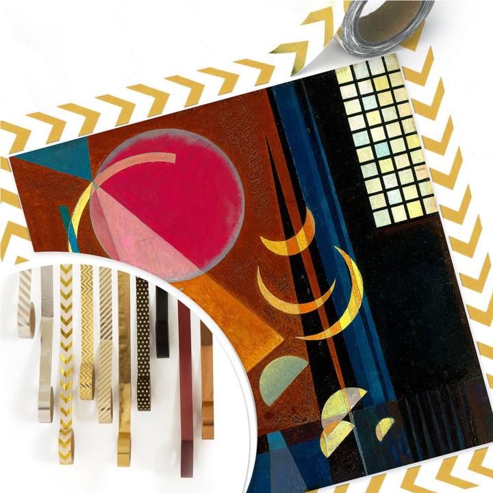 Image du produit Trenddeko Kandinsky - Aiguisé et calme (100 x 100 cm)