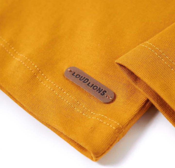 Produktbild VidaXL Kinder-Langarmshirt Ocker 92,Material: 100 % Baumwolle,Farbe (92)