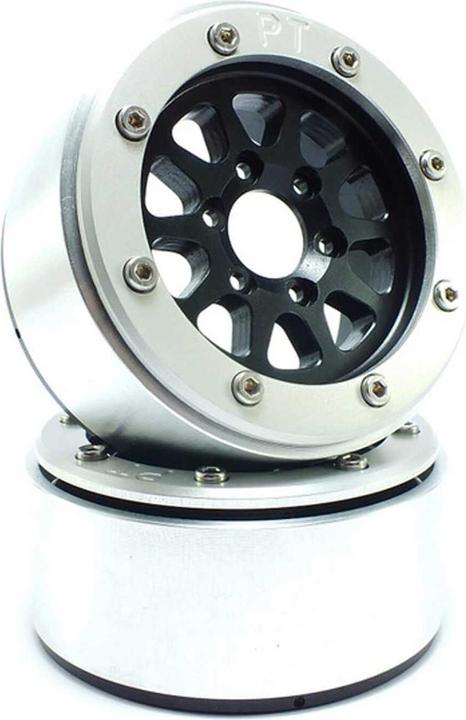 Immagine prodotto Metsafil ruote beadlock gear nero/argento 1.9 (2 pz.) senza mozzo ruota