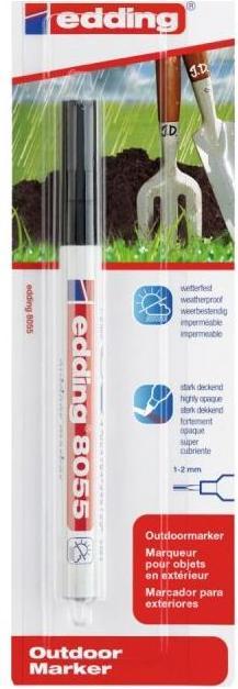 Produktbild Edding 8055 Outdoormarker (Schwarz, 1 mm, 1 x)