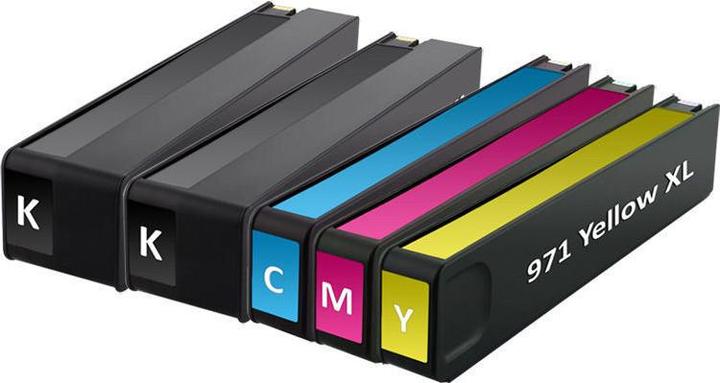 Produktbild Druckfuxx 5x TINTE PATRONEN für HP 970XL+971XL OfficeJet Pro X451DW X476DW X551D
