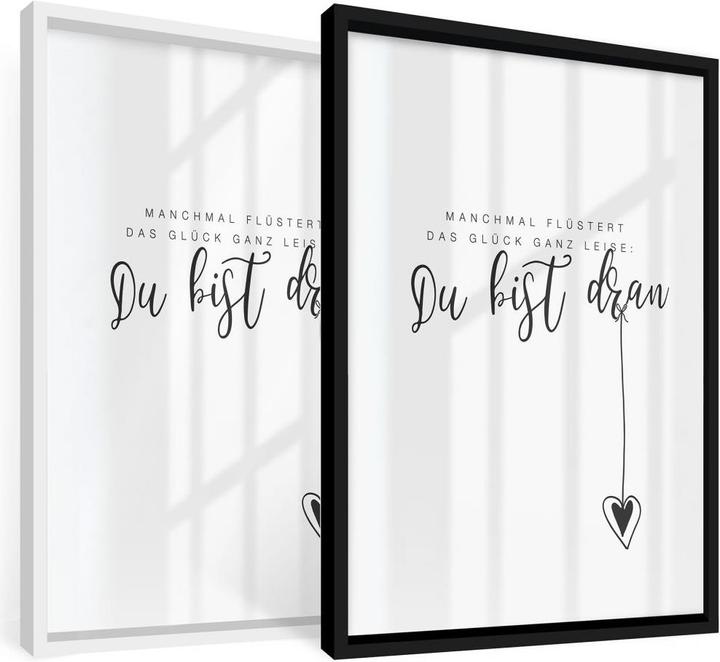 Image du produit Trenddeko Parfois, le bonheur chuchote tout doucement (30 x 40 cm)
