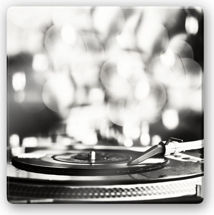 Produktbild Trenddeko Vinyl Record on Turntables (20 x 20 cm)