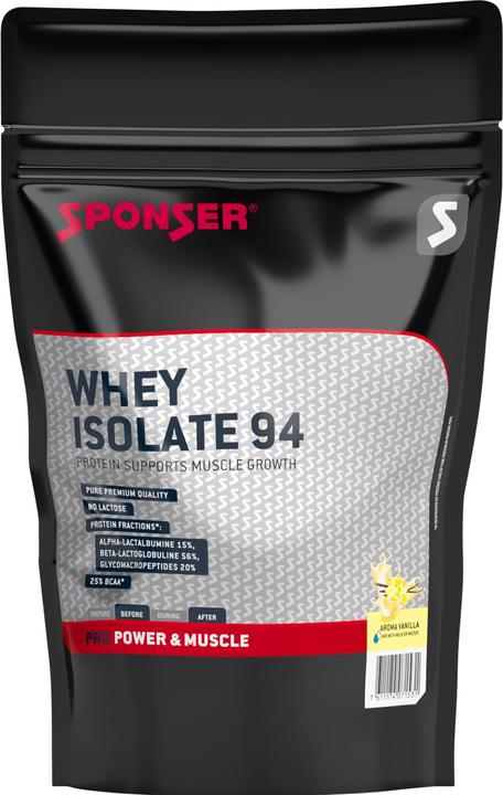 Sponser Whey Isolate 94 (Vanille, 1 pcs, 1500 g)