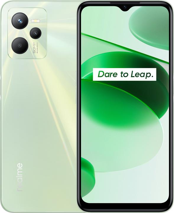 Immagine prodotto realme C35 (64 GB, Verde incandescente, 6.60", Doppia SIM Ibrida, 50 Mpx, 4G)