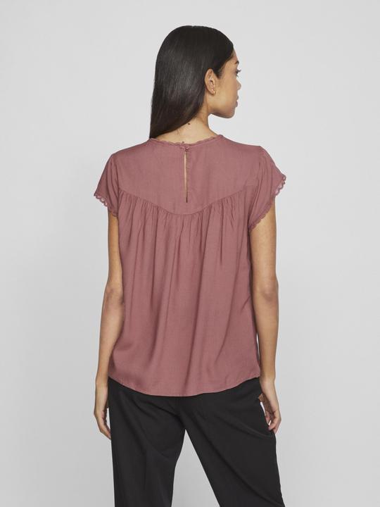 Actual product image Vila Detailed top with short sleeves (38)