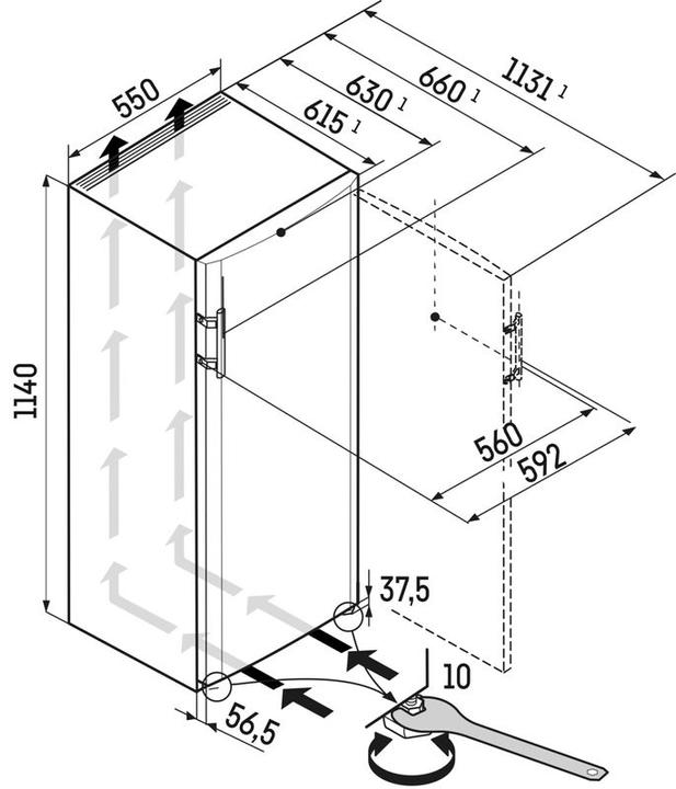 Actual product image Liebherr KE 2350 Comfort (221 l)