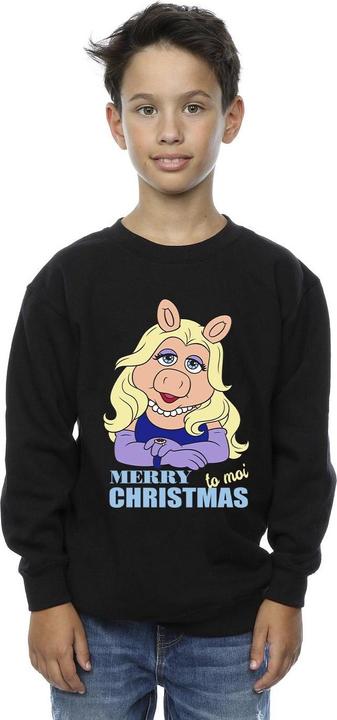 Actual product image Disney Boys Muppets Miss Piggy Queen of Holidays Sweatshirt (104)