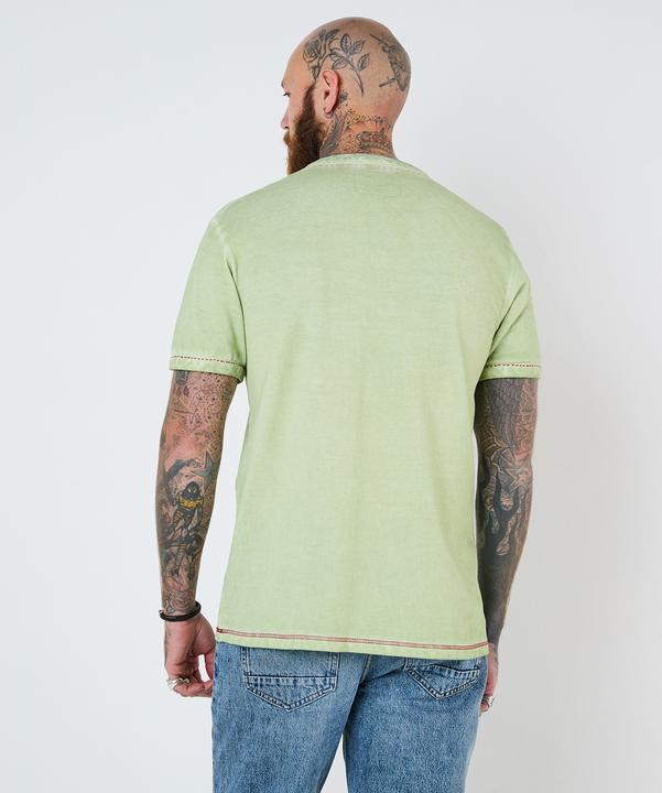Actual product image Joe Browns Pique Aztec Trim Henley (S)