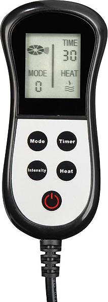 Produktbild Newgen medicals Vibrations-Massagesessel mit Heizfunktion, Fussteil und Kopfstütze