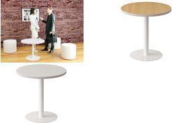 Produktbild Paperflow Lounge-Tisch, rund, Ø 800 mm, weiss (80 x 80 x 60 cm)