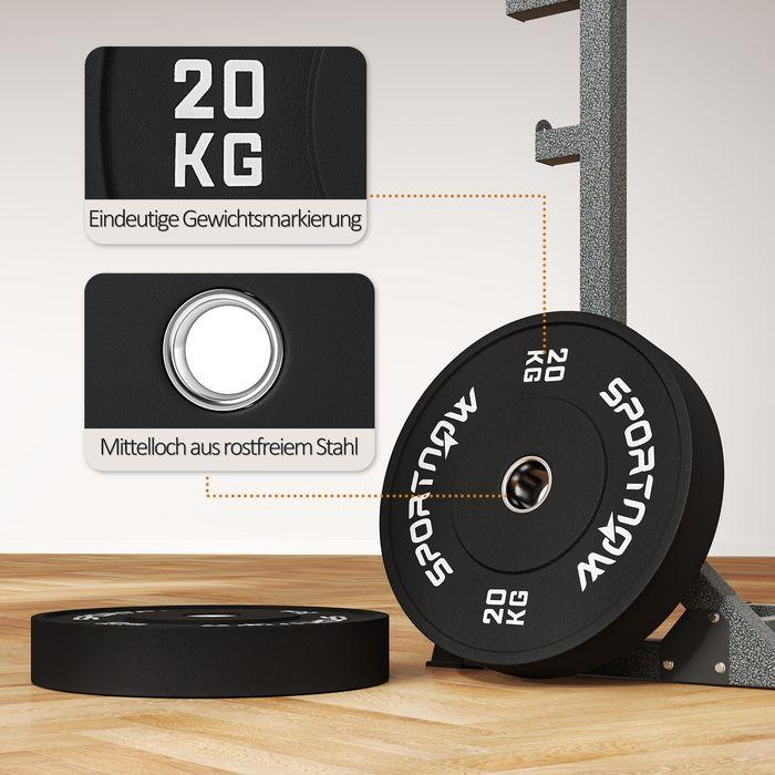 Immagine prodotto Swisshandel24 2er-Set Hantelgewichte, 2 x 20kg Gewichte, Hantelscheiben-Set Gewichtsscheiben (2 x 20 kg)