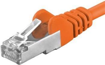 Immagine prodotto PremiumCord Cavo patch CAT6a S-FTP, RJ45-RJ45, AWG 26/7 5m arancione (S/FTP, CAT6a, 5 m)