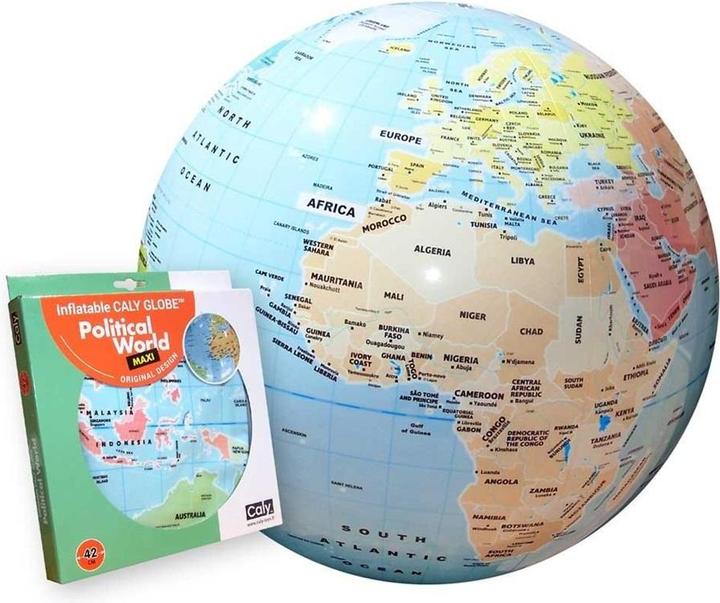 Caly Mappamondo gonfiabile "World", 42 cm (42 cm)