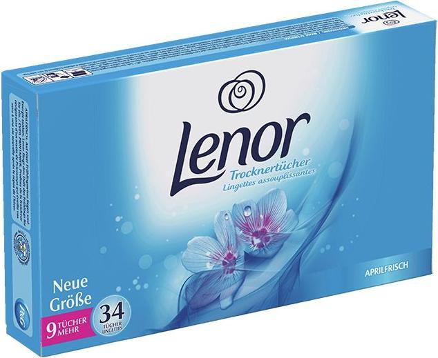 Produktbild Lenor Trocknertücher Aprilfrisch (34 Waschgänge, Tücher)