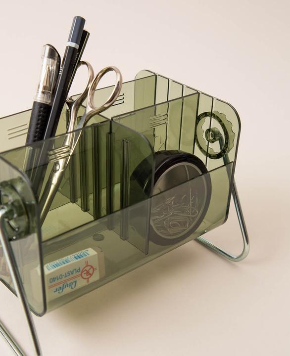 Actual product image Esmée Verstellbarer Acryl Organizer im Retro Look, Grün