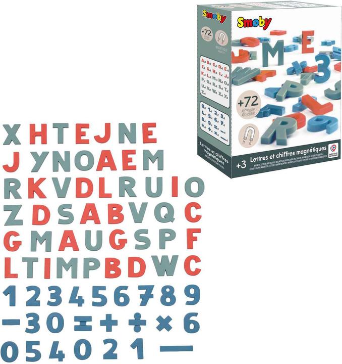 Produktbild Smoby 72 Magnetic Letters & Numbers