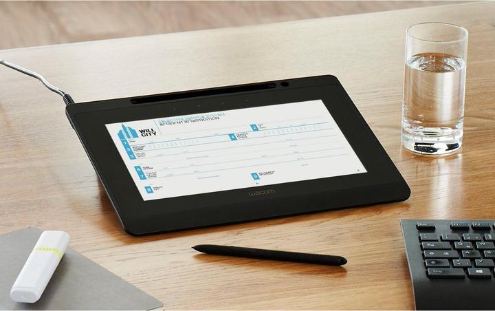 Productafbeelding Wacom DTU-1031AX, LCD, 25,6 cm (10,1 inch), Zwart (10.10", 2540 lpi)