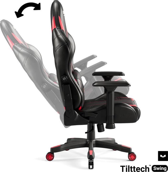Actual product image Diablo Fotel Chairs X-RAY Normal Size L Czarno-czerwony