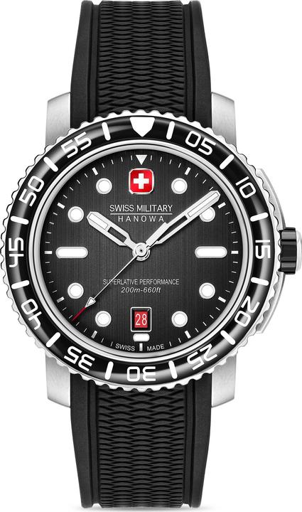 Swiss Military Hanowa Herrenuhr (Taucheruhr, 44 mm)