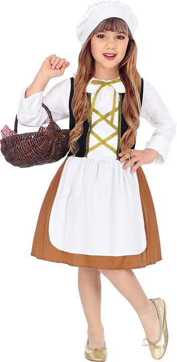 Image du produit Widmann MITTELALTERLICHE MAGD (Kleid, Haube), 104 cm / 2-3 Years (2, 3)