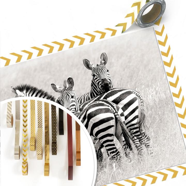Actual product image Trenddeko Trubitsyn - zebras in the savannah (100 x 70 cm)