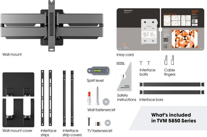 Produktbild Vogels TVM 5855 (Wand, 100", 75 kg)