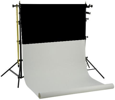 Actual product image Falcon Eyes Background system SPK-2 incl. 2 rolls black/white 1,35x11 m (135 cm, 1100 cm)