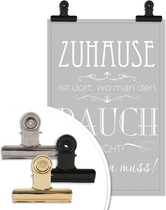 Produktbild Trenddeko Zuhause ist, wo man den Bauch nicht einziehen muss (60 x 90 cm)