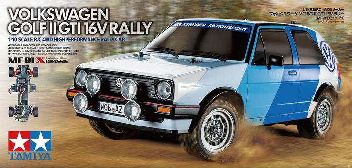 Produktbild Tamiya 1:10 RC VW Golf Mk2 Gti 16V Rally MF-01X (Kit)