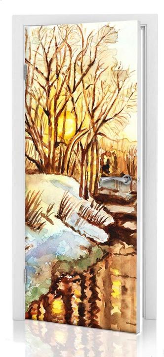 Produktbild Trenddeko Toetzke - Goldener Winter (91 x 200 cm)