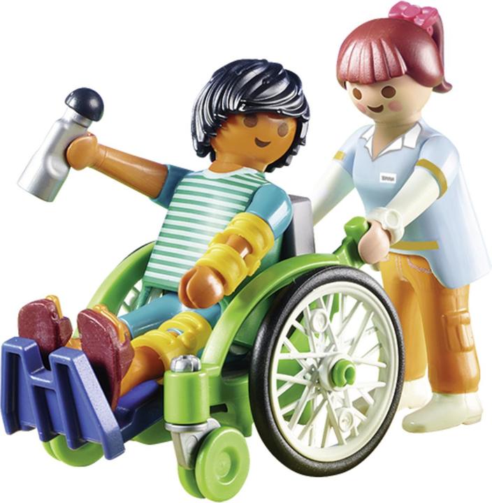 Produktbild Playmobil Patient im Rollstuhl (70193, Playmobil City Life)