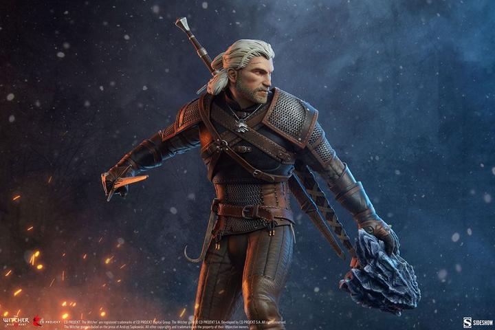 Actual product image Sideshow The Witcher 3: Wild Hunt statuette Geralt 42 cm