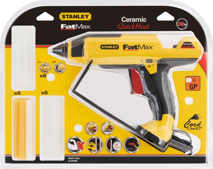 Produktbild Stanley Pistolet do kleju FatMax Pro GR100R 200 W