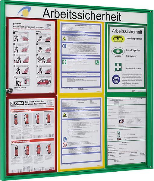 Image du produit kaiserkraft Vitrine pour l'intérieur (Tableau magnétique, 72,5 x 70 cm)